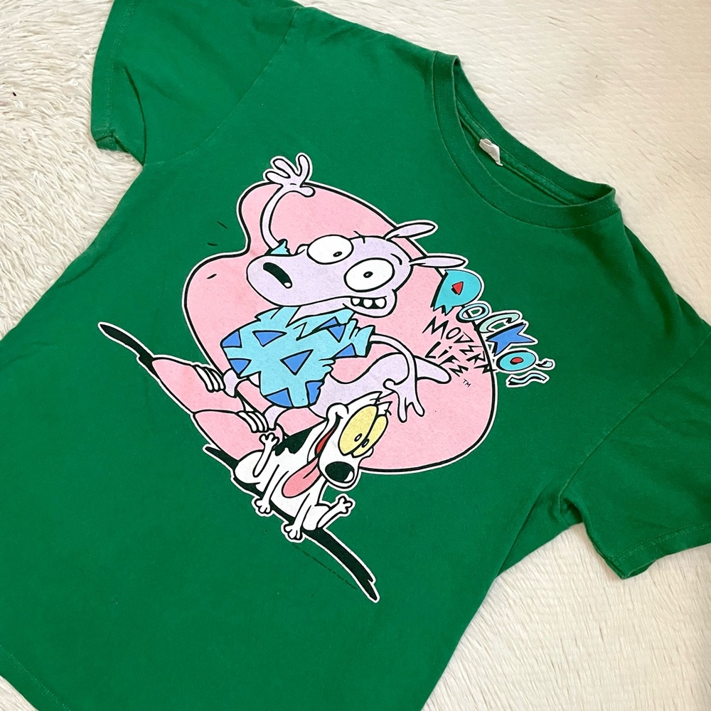 Nickelodeon Rocko’s modern life cute short sleeve tee